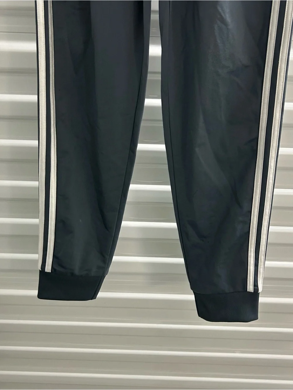 adidas Kids Black Joggers with White Three-Stripes